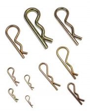 10 Pack Heavy duty 6mm R Clip Hair Pin Hitch Pin Set Large 